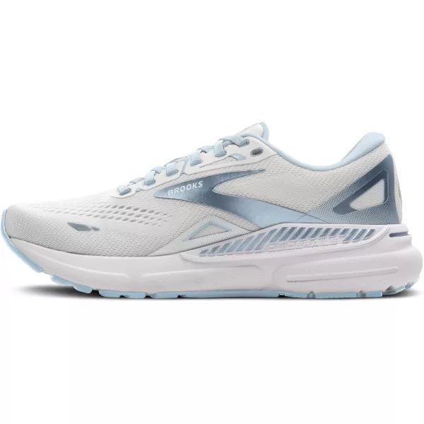 Brooks Womens Adrenaline GTS 23 Supportive Running ShoeWhiteIllusion Blue