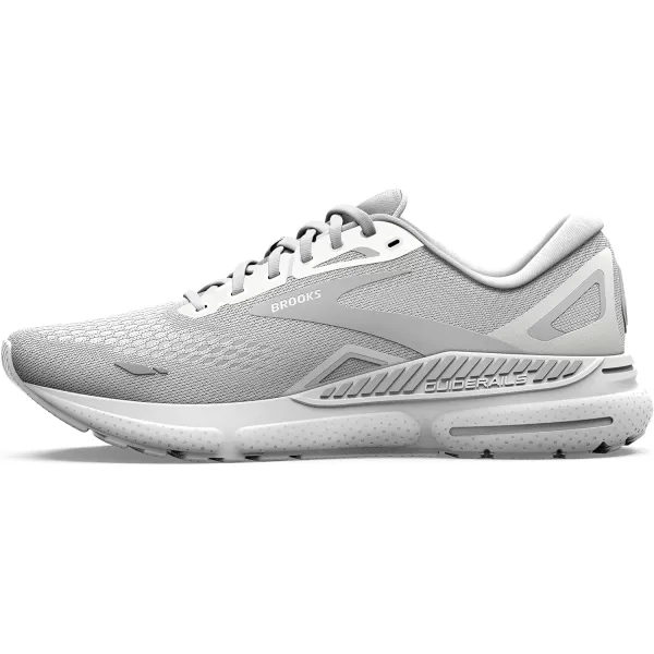 Brooks Womens Adrenaline GTS 23 Supportive Running ShoeWhiteOysterSilver