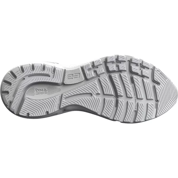 Brooks Womens Adrenaline GTS 23 Supportive Running ShoeWhiteOysterSilver