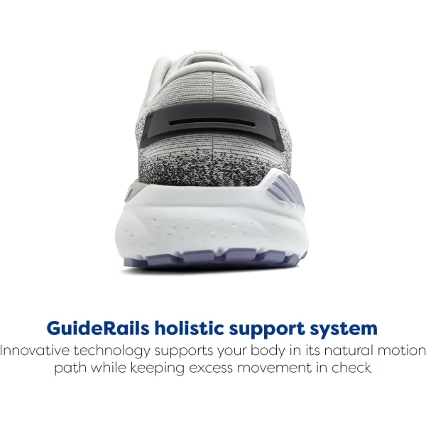 Brooks Womens Ariel GTS 24 Supportive Running ampamp Walking ShoeMercuryEbonySweet Lavender