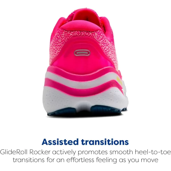 Brooks Womens Ghost Max 2 Neutral Running ampamp Walking ShoePinkLemon TonicPink