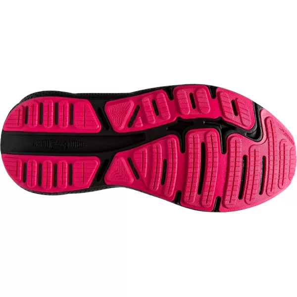 Brooks Womens Ghost Max Cushion Neutral Running ampamp Walking ShoeBlackPapayaRaspberry