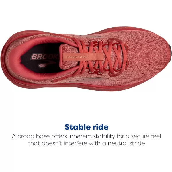 Brooks Womens Ghost Max Cushion Neutral Running ampamp Walking ShoeFaded RoseRosette