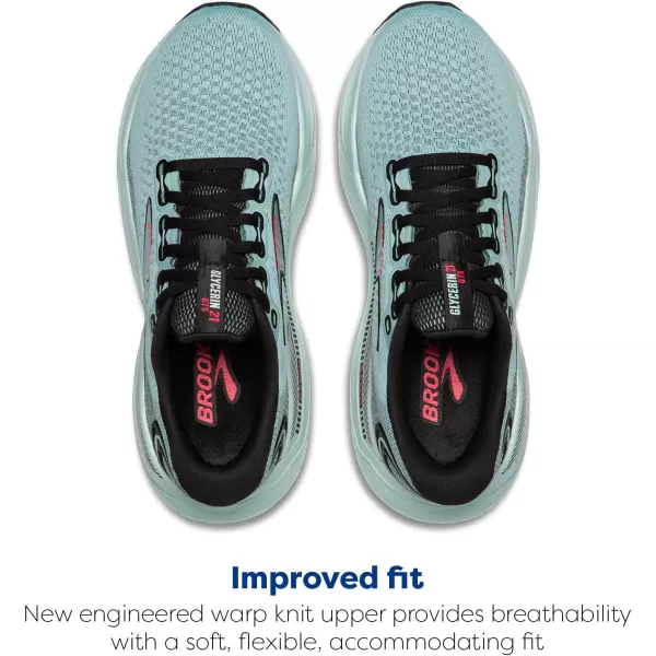 Brooks Womens Glycerin GTS 21 Supportive Running ShoeCloudBlackPink