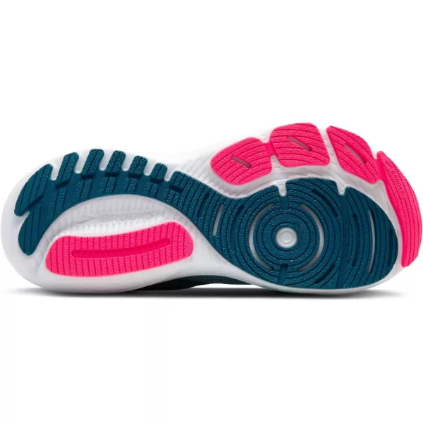Brooks Womens Glycerin GTS 21 Supportive Running ShoeMoroccan BlueAquaPink