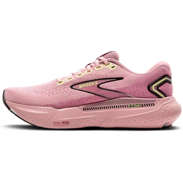 Brooks Womens Glycerin GTS 21 Supportive Running ShoeZephyrVioletGreen