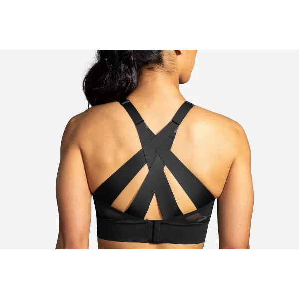 Brooks Womens Interlace Sports Bra for High Impact Running Workouts ampamp Sports with Maximum SupportBlack