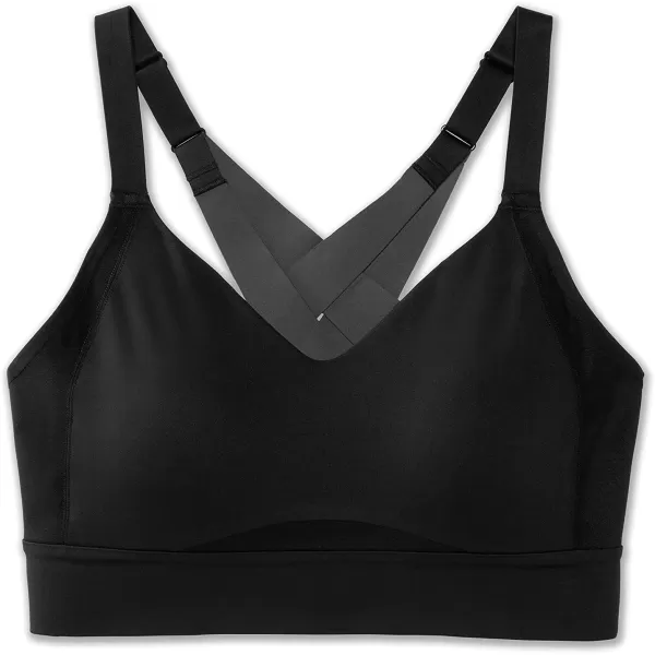 Brooks Womens Interlace Sports Bra for High Impact Running Workouts ampamp Sports with Maximum SupportBlack