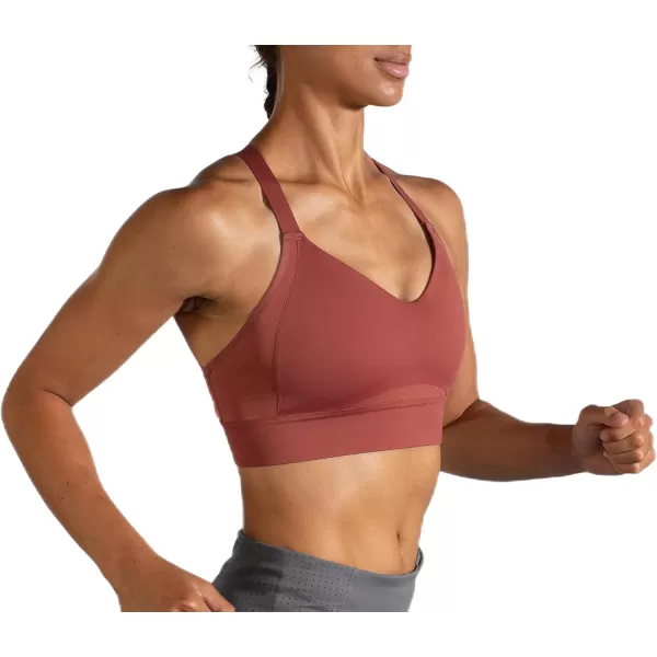 Brooks Womens Interlace Sports Bra for High Impact Running Workouts ampamp Sports with Maximum SupportTerracotta