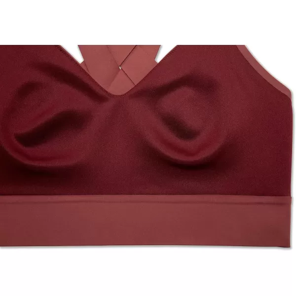 Brooks Womens Interlace Sports Bra for High Impact Running Workouts ampamp Sports with Maximum SupportTerracotta