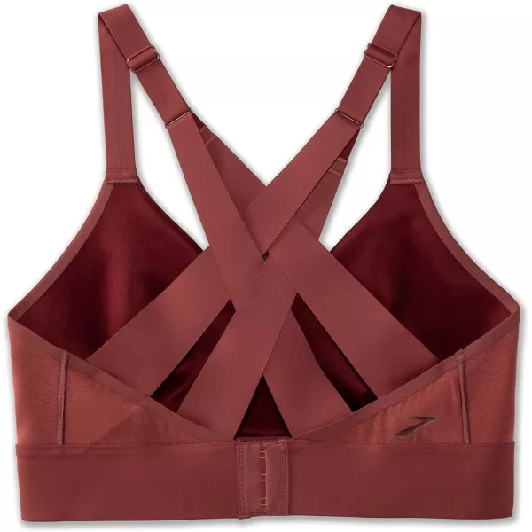 Brooks Womens Interlace Sports Bra for High Impact Running Workouts ampamp Sports with Maximum SupportTerracotta