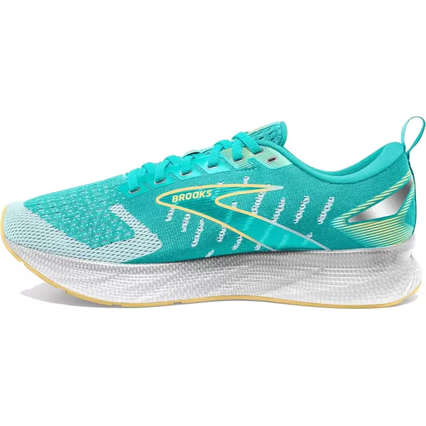 Brooks Womens Levitate 6 Neutral Running ShoeAruba BlueYellow