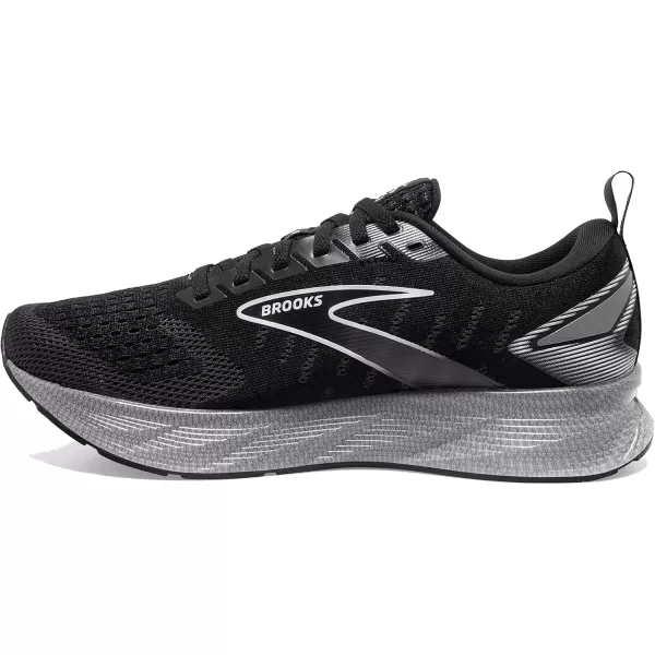 Brooks Womens Levitate 6 Neutral Running ShoeBlackBlackened PearlWhite