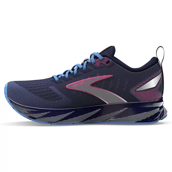 Brooks Womens Levitate 6 Neutral Running ShoePeacoatPink LadyLilac Rose