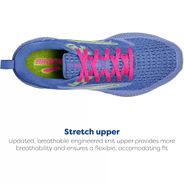 Brooks Womens Levitate 6 Neutral Running ShoePurplePink