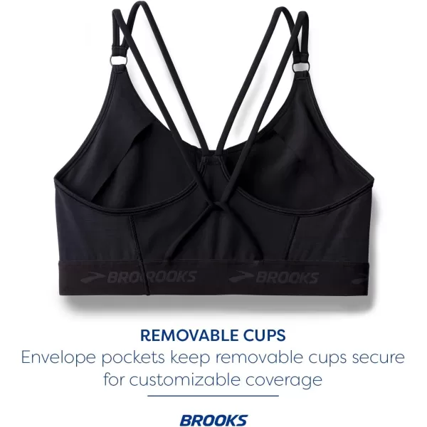 Brooks Womens Plunge 30 Sports Bra for Running Workouts ampamp SportsBlack
