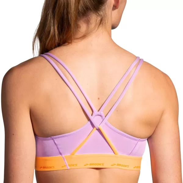 Brooks Womens Plunge 30 Sports Bra for Running Workouts ampamp SportsBright OrchidOrange Pop