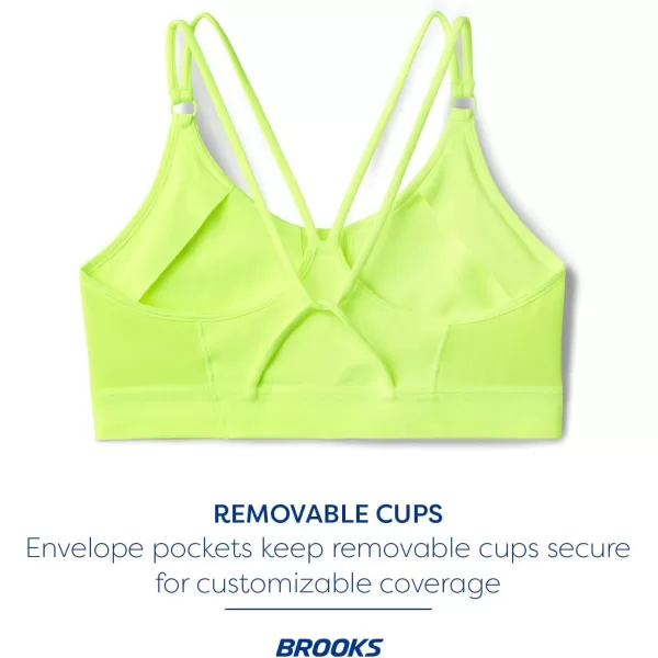 Brooks Womens Plunge 30 Sports Bra for Running Workouts ampamp SportsNeo Yellow