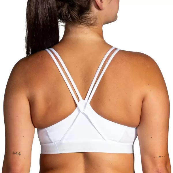 Brooks Womens Plunge 30 Sports Bra for Running Workouts ampamp SportsWhite