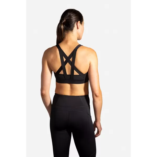 Brooks Womens Plunge Sports Bra for Running Workouts ampamp SportsBlack
