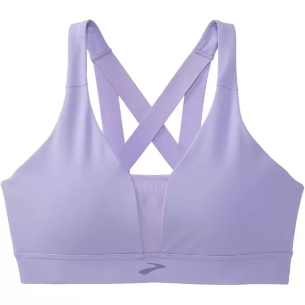 Brooks Womens Plunge Sports Bra for Running Workouts ampamp SportsViolet Dash