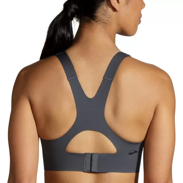 Brooks Womens Racerback 20 Sports Bra for High Impact Running Workouts ampamp Sports with Maximum SupportAsphalt