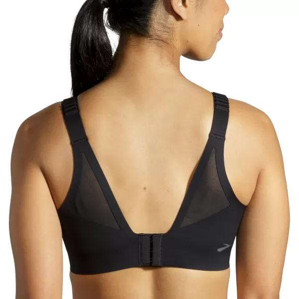 Brooks Womens Scoopback 20 Sports Bra for High Impact Running Workouts ampamp Sports with Maximum SupportBlack