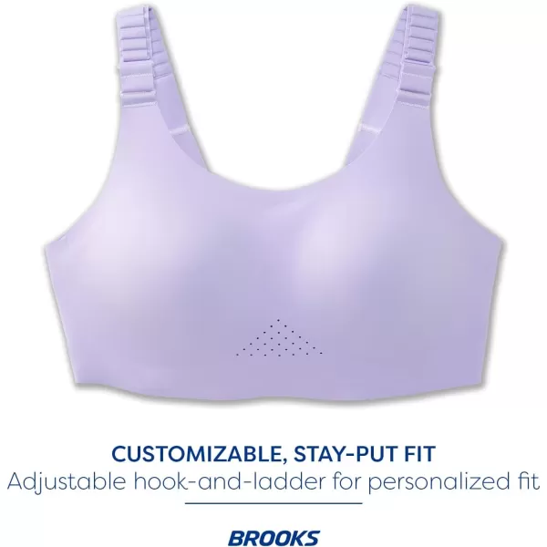Brooks Womens Scoopback 20 Sports Bra for High Impact Running Workouts ampamp Sports with Maximum SupportViolet Dash