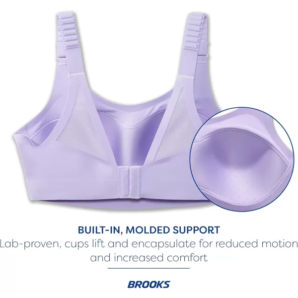 Brooks Womens Scoopback 20 Sports Bra for High Impact Running Workouts ampamp Sports with Maximum SupportViolet Dash