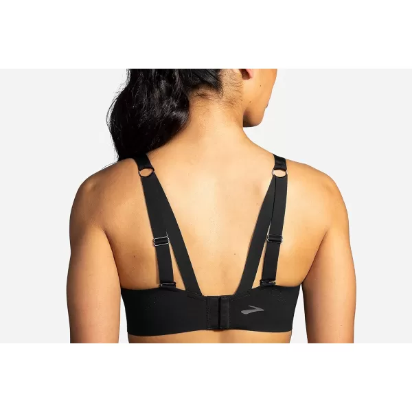 Brooks Womens Underwire Sports Bra for High Impact Running Workouts ampamp Sports with Maximum SupportBlack