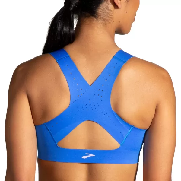 Brooks Womens Zip 20 Sports Bra for Running Workouts ampamp SportsBluetifulGolden Hour