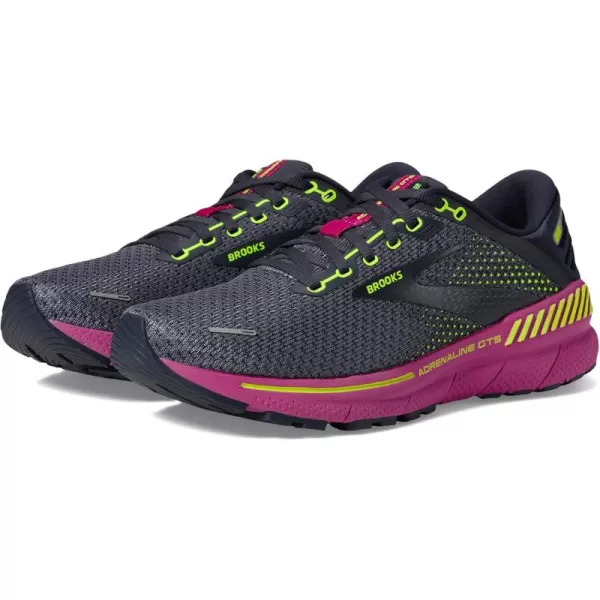 Brooks Womens Adrenaline GTS 22 Supportive Running ShoeNightshadowViolaNightlife