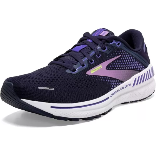 Brooks Womens Adrenaline GTS 22 Supportive Running ShoePeacoatBlue IrisRhapsody