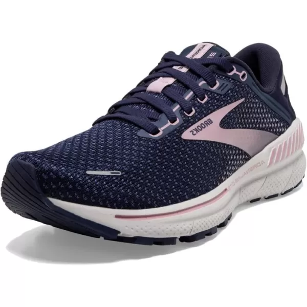 Brooks Womens Adrenaline GTS 22 Supportive Running ShoePeacoatCobaltMauve
