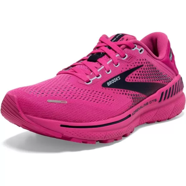 Brooks Womens Adrenaline GTS 22 Supportive Running ShoeRosePeacoatKentucky Blue