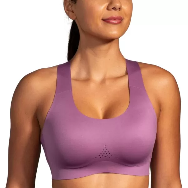 Brooks Womens Crossback 20 Sports Bra for Running Workouts ampamp SportsWashed Plum