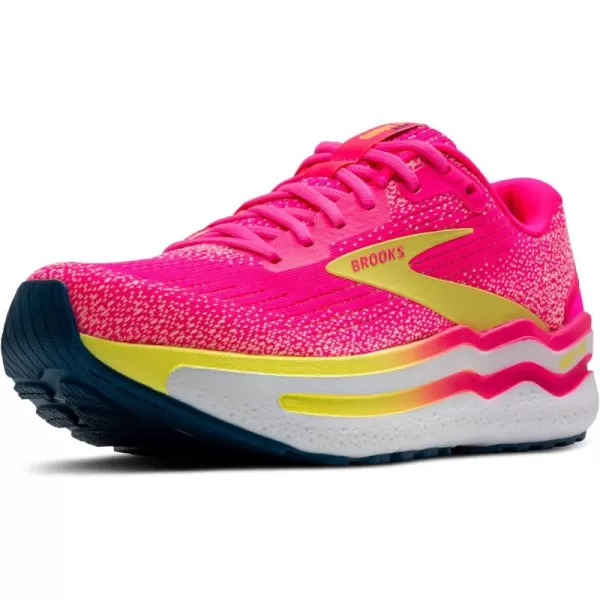 Brooks Womens Ghost Max 2 Neutral Running ampamp Walking ShoePinkLemon TonicPink
