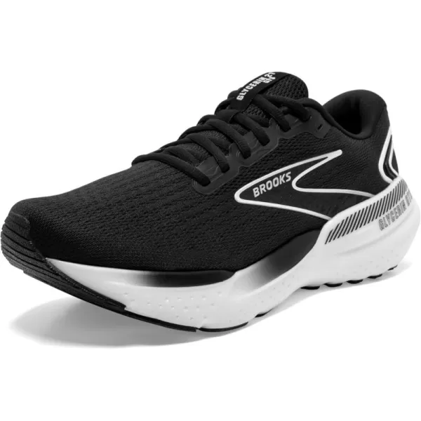 Brooks Womens Glycerin GTS 21 Supportive Running ShoeBlackGreyWhite