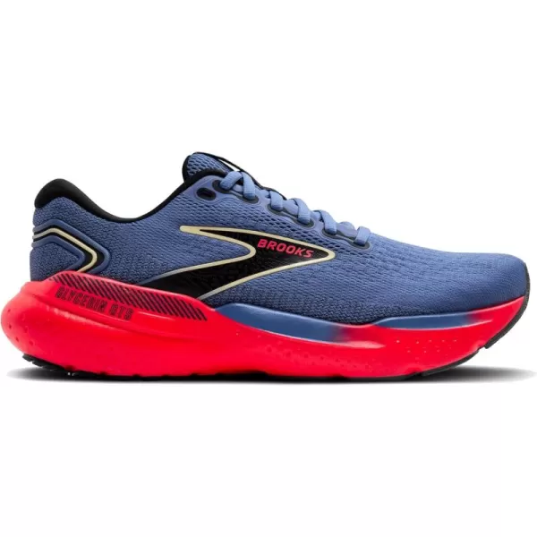 Brooks Womens Glycerin GTS 21 Supportive Running ShoeBlueBlackPink