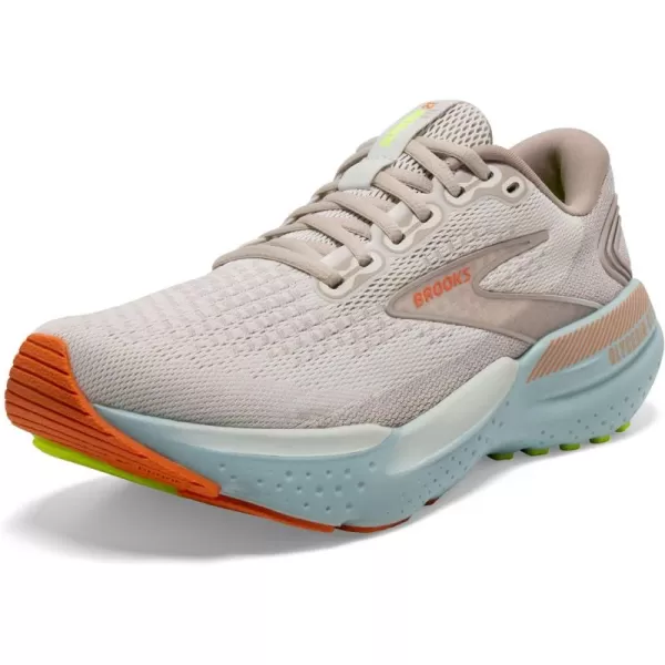 Brooks Womens Glycerin GTS 21 Supportive Running ShoeCoconutAquaAutumn Sunset