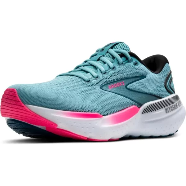Brooks Womens Glycerin GTS 21 Supportive Running ShoeMoroccan BlueAquaPink