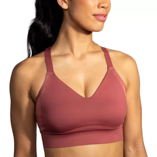 Brooks Womens Interlace Sports Bra for High Impact Running Workouts ampamp Sports with Maximum SupportTerracotta
