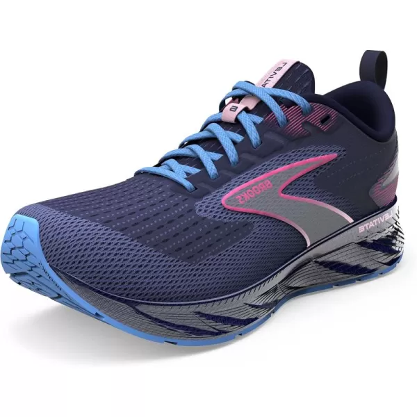 Brooks Womens Levitate 6 Neutral Running ShoePeacoatPink LadyLilac Rose