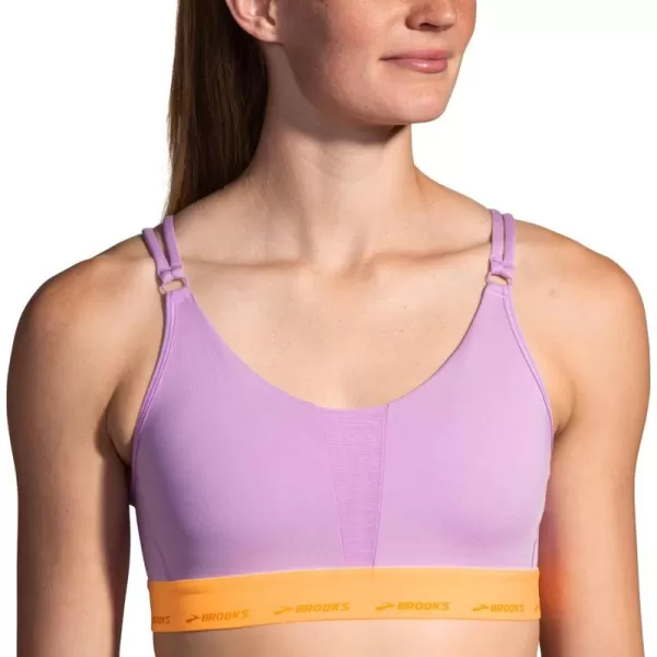 Brooks Womens Plunge 30 Sports Bra for Running Workouts ampamp SportsBright OrchidOrange Pop