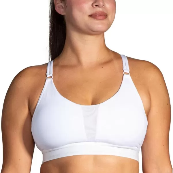 Brooks Womens Plunge 30 Sports Bra for Running Workouts ampamp SportsWhite
