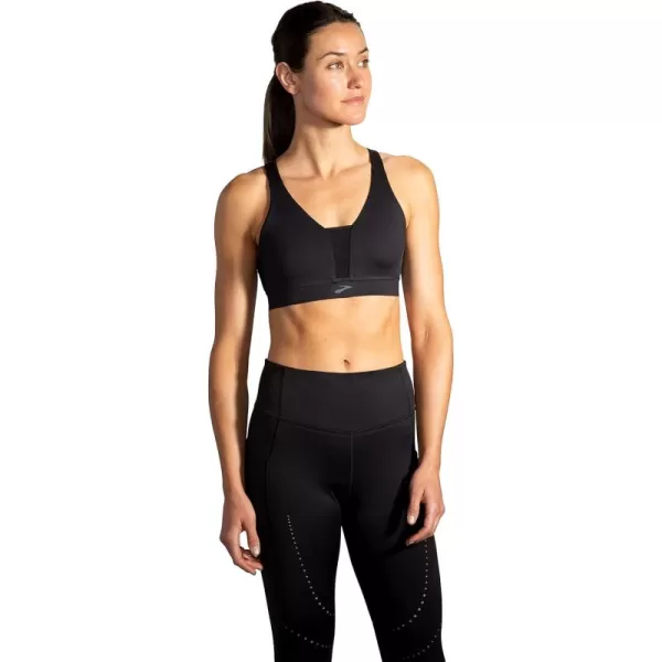 Brooks Womens Plunge Sports Bra for Running Workouts ampamp SportsBlack