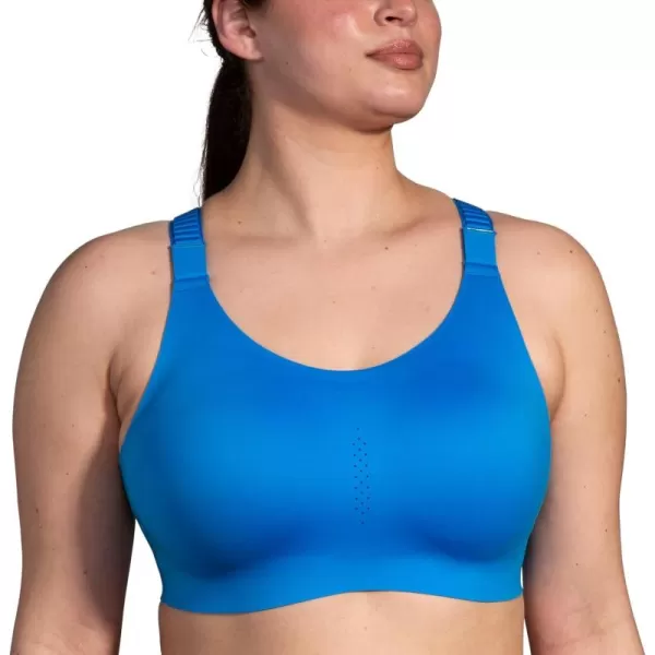 Brooks Womens Racerback 20 Sports Bra for High Impact Running Workouts ampamp Sports with Maximum SupportAzure Blue