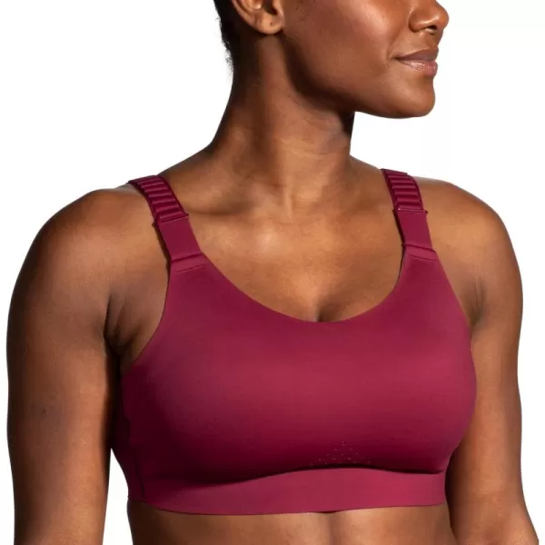 Brooks Womens Scoopback 20 Sports Bra for High Impact Running Workouts ampamp Sports with Maximum SupportRazzmatazzQuartz