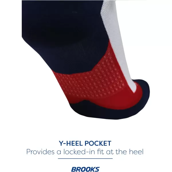 Brooks Ghost Crew Socks I Performance Running Cushioned Socks with Arch Support for Men ampamp WomenTexas23