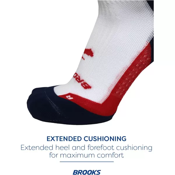 Brooks Ghost Crew Socks I Performance Running Cushioned Socks with Arch Support for Men ampamp WomenTexas23